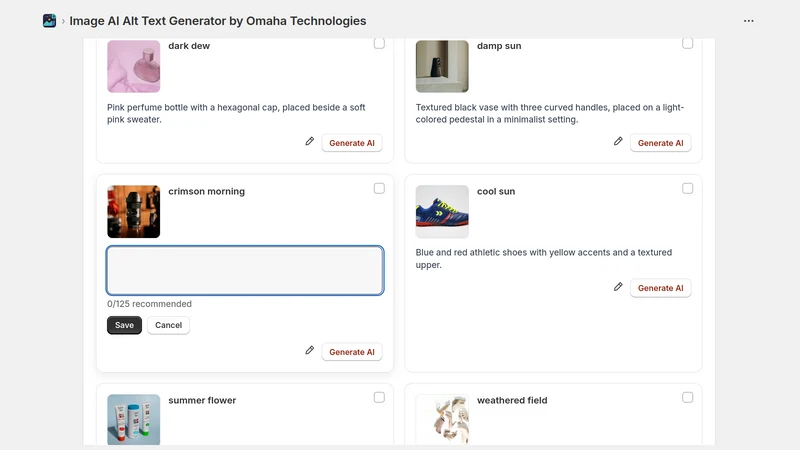 Omaha Labs Image Alt Text AI
