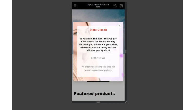 Popup Scheduler | by SRappDev