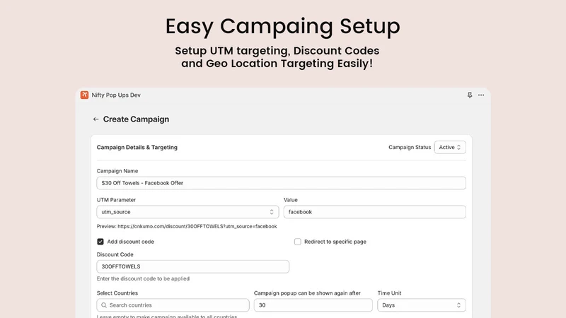 Nifty Pop Ups