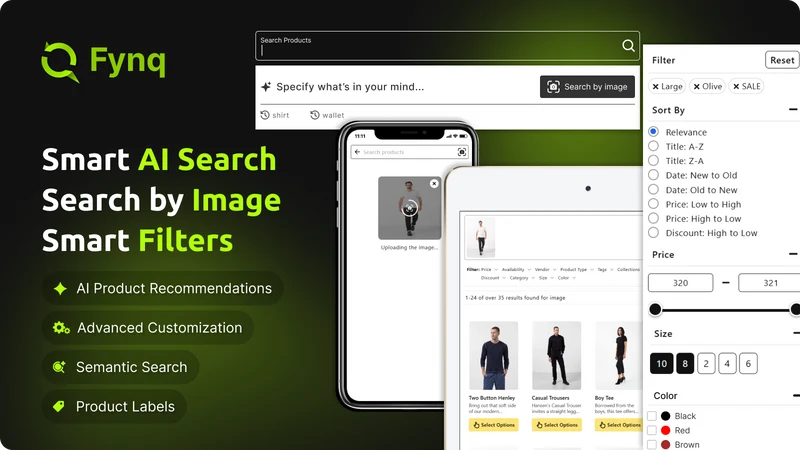 Fynq AI & Image Search App