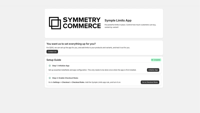 Symple Limits