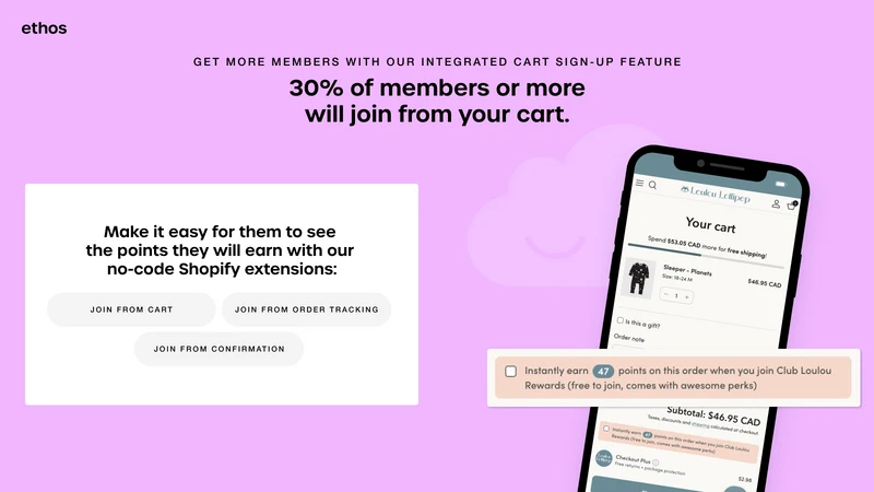 ethos: Loyalty, Referrals, UGC