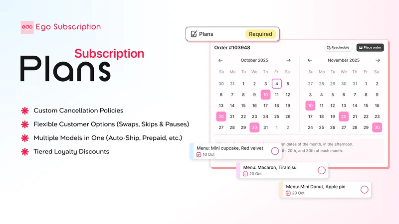 Ego Subscriptions App