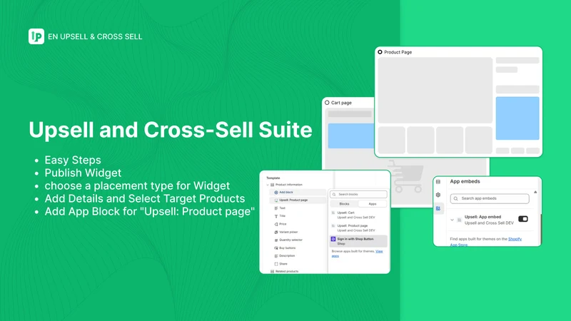 Upsell & Cross Sell Cart App