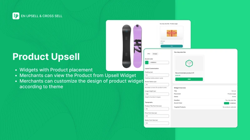 Upsell & Cross Sell Cart App