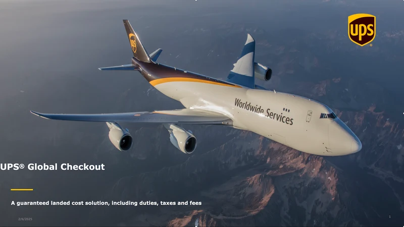 UPS Global Checkout