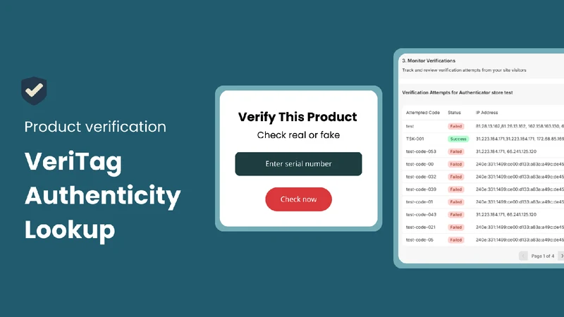 VeriTag: Authenticity Lookup