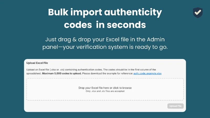 VeriTag: Authenticity Lookup