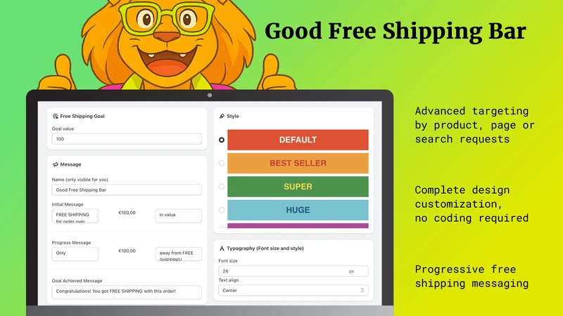 Good Free Shipping Bar
