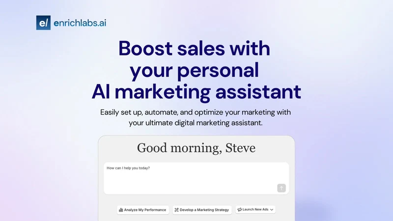 AI Marketing Agent | Ads, SEO