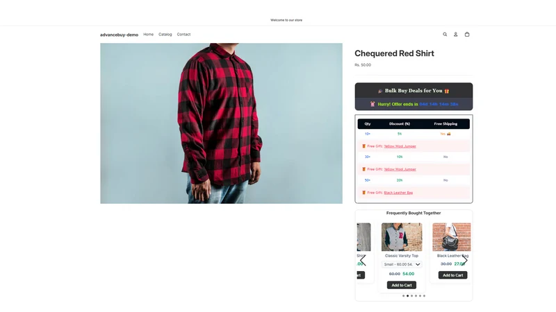 Bumper Bundles Quantity Breaks