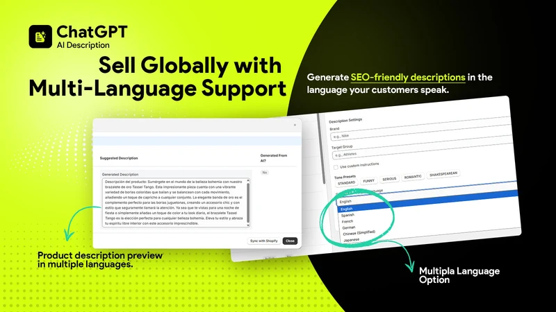 ChatGPT AI Description ‑ Bulk