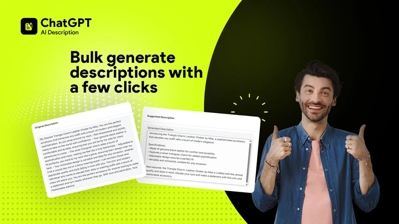 ChatGPT AI Description ‑ Bulk