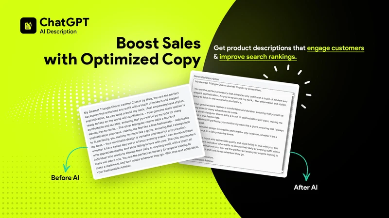 ChatGPT AI Description ‑ Bulk