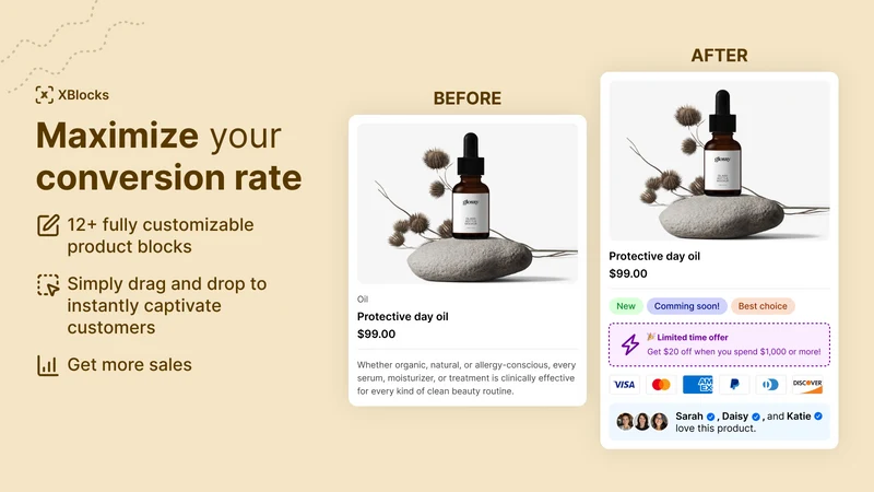 XBlocks: Product Page Blocks