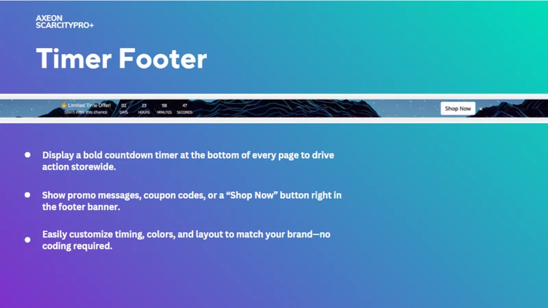 Pro+ Low Stock & Timer Banner