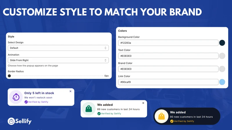 Sellify Sales Pop Social Proof