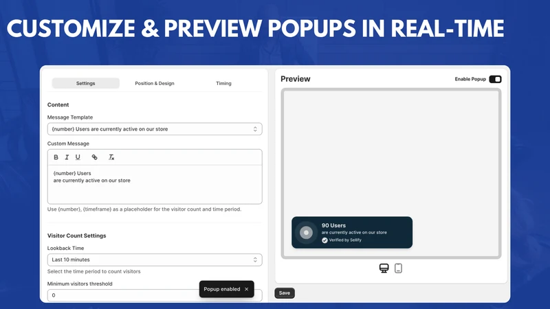 Sellify Sales Pop Social Proof