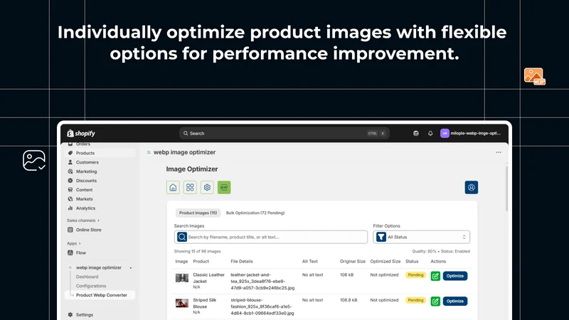 Milople WebP Image Optimizer