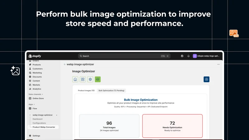 Milople WebP Image Optimizer