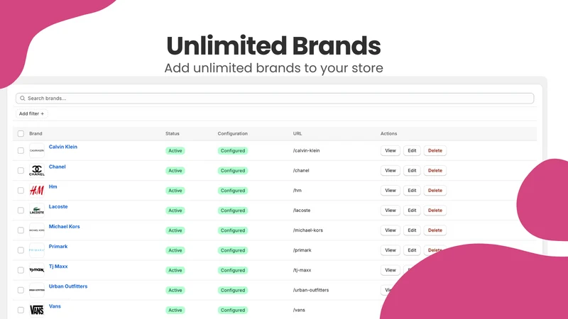 n17 Brand Pages