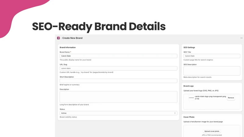 n17 Brand Pages