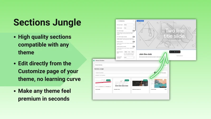 Sections Jungle