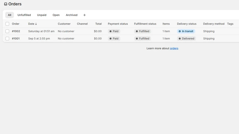 CIRRO E‑Commerce Tracking