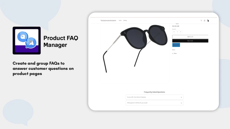Product FAQ Manager