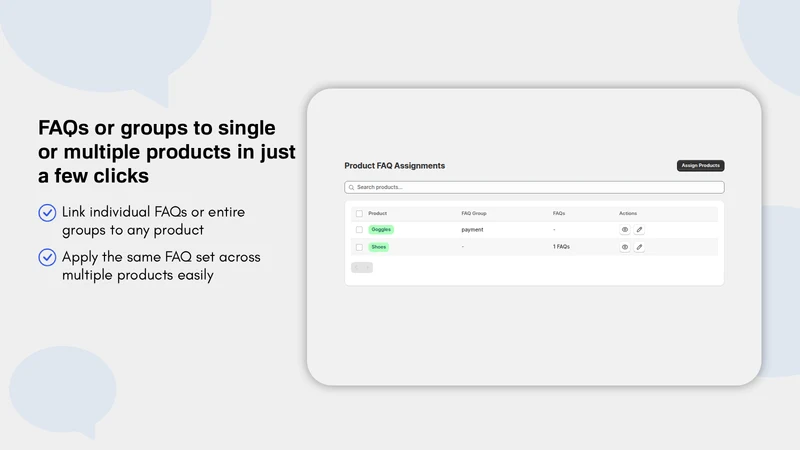 Product FAQ Manager