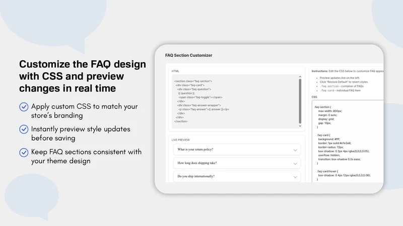 Product FAQ Manager
