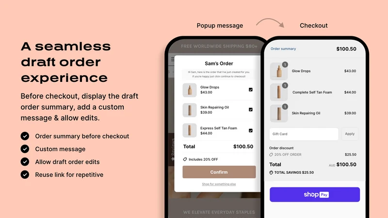 1‑Click Checkout Links