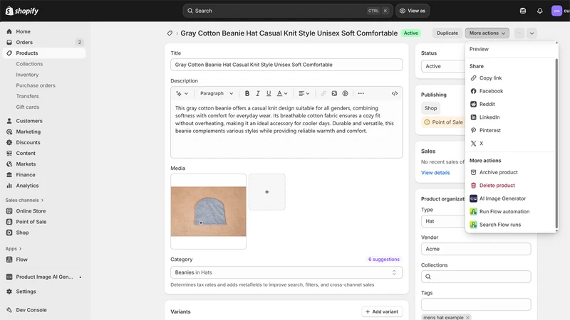 EB Product Image AI Generator