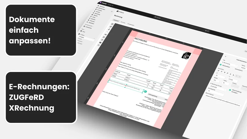 E‑Docs: PDF & E‑Rechnung