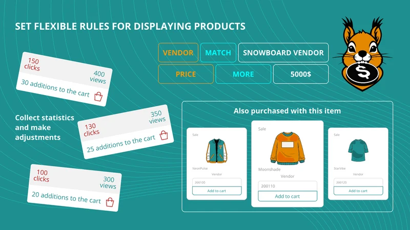 Squirrel Upsell & Cross Sell