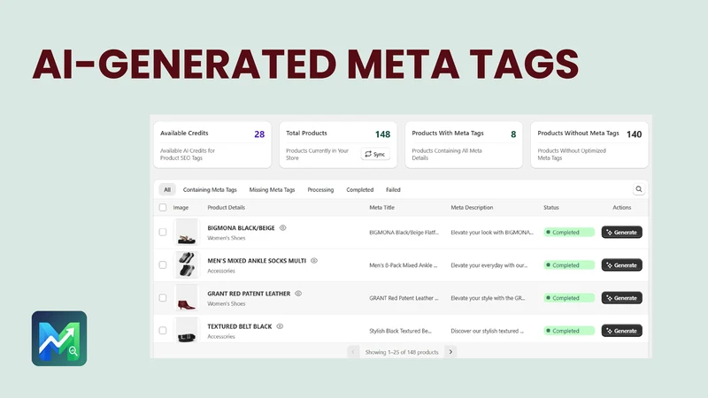 NexCommerce SEO Meta Tags