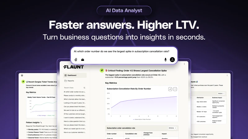 Flaunt AI Data Analyst