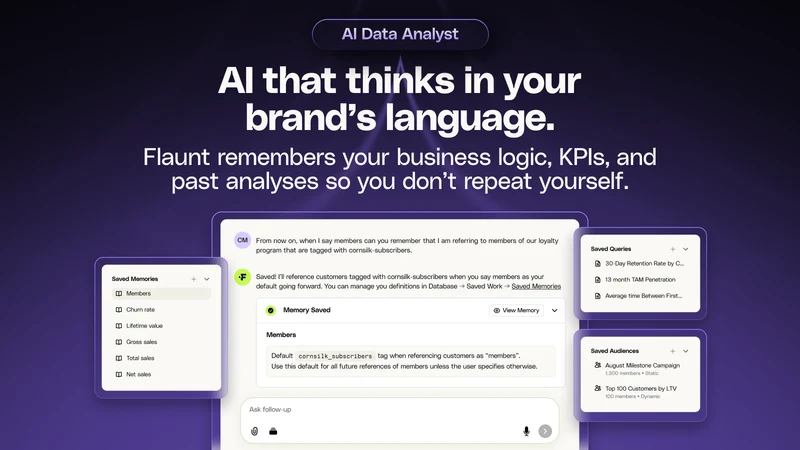 Flaunt AI Data Analyst