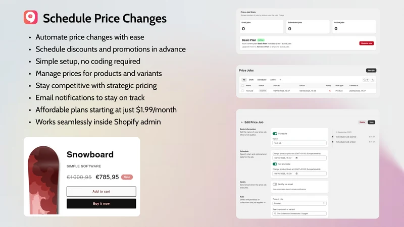 ElevateStore ‑ Price Scheduler
