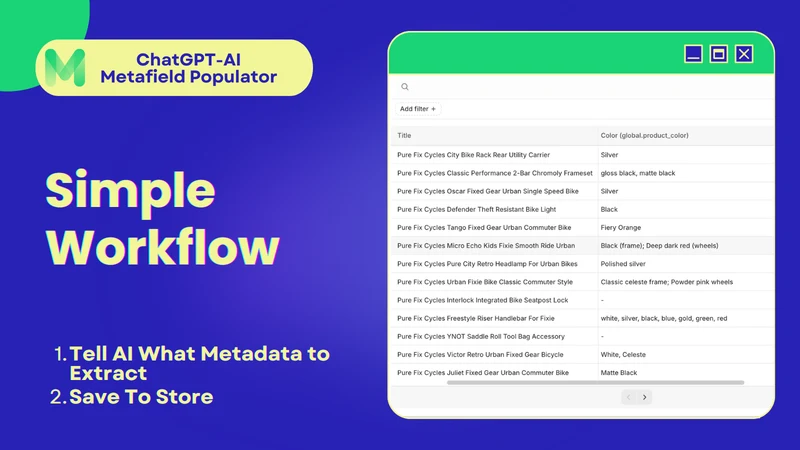 Auto Category Metafield by AI