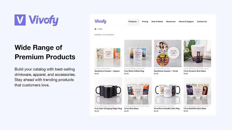 Vivofy: Print on Demand