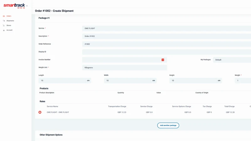 One World E‑commerce Shipping