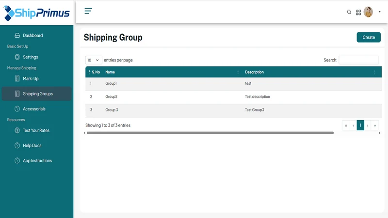 ShipPrimus Freight Rates