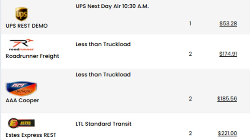 ShipPrimus Freight Rates