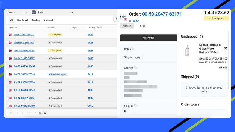 Shein Integration by M2E