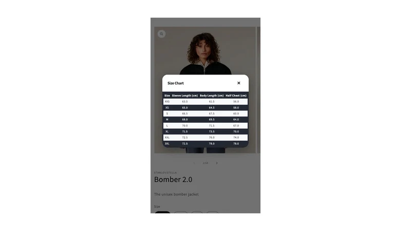 Size Chart Pro by eKommissar