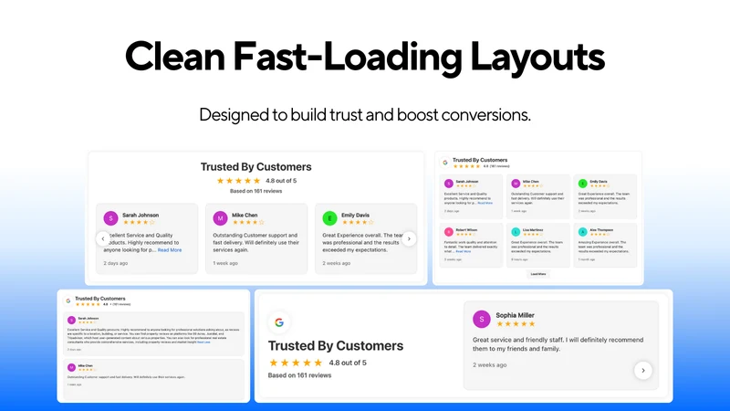 Google Reviews Display by TR