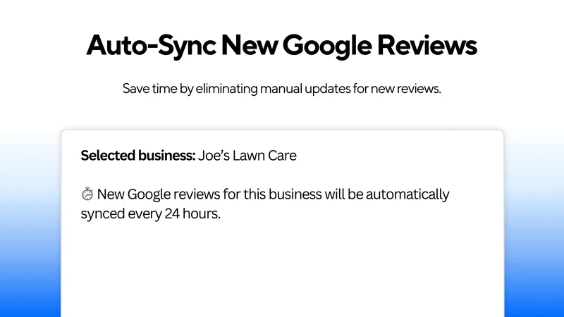 Google Reviews Display by TR