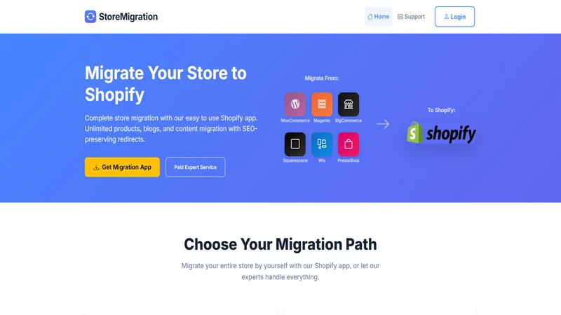 DIY Store Migration