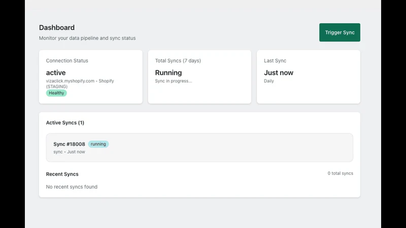 VizaClick Data Sync